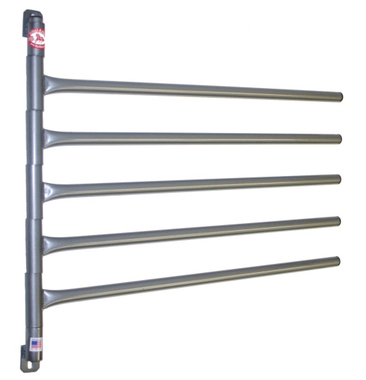 Equiracks 5 Arm Wall Mount Saddle Pad Rack