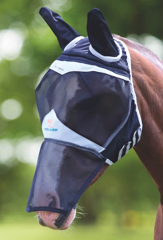 Shires Arma Fine Mesh Fly Mask W/Ears & Nose
