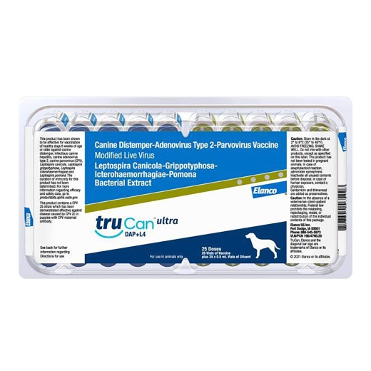 Trucan Ultra Dap+L4 / Ultra Duramune Dap+ 4L (25 X 1Ml) - 1Ml / 25Ct