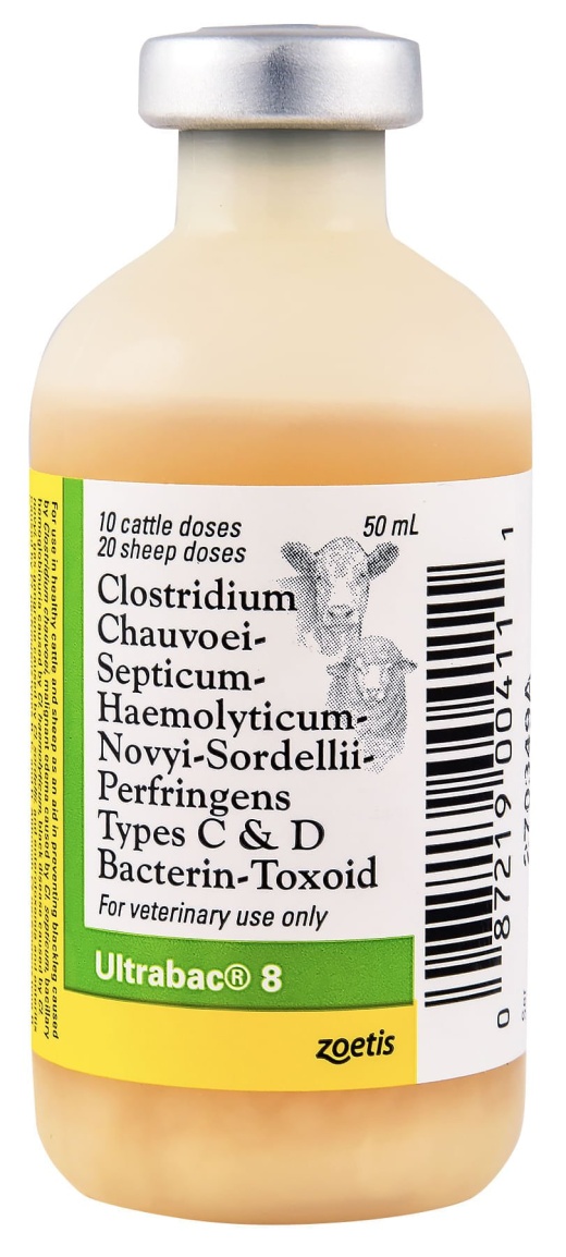 Ultrabac 8 Vaccine for Cattle and Sheep - Comprehensive Clostridial Protection