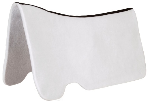 Mustang Contoured Wool Pad Liner, 30" X 30" X 1/2"