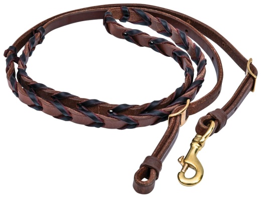Berlin Leather Heavy Oiled Laced Barrel Rein