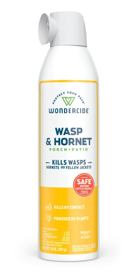 Wondercide Wasp & Hornet Patio + Porch, 10 Oz - Effective Insect Control