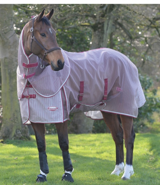Weatherbeeta Comfitec Ripshield Plus Detach-A-Neck Horse Fly Sheet