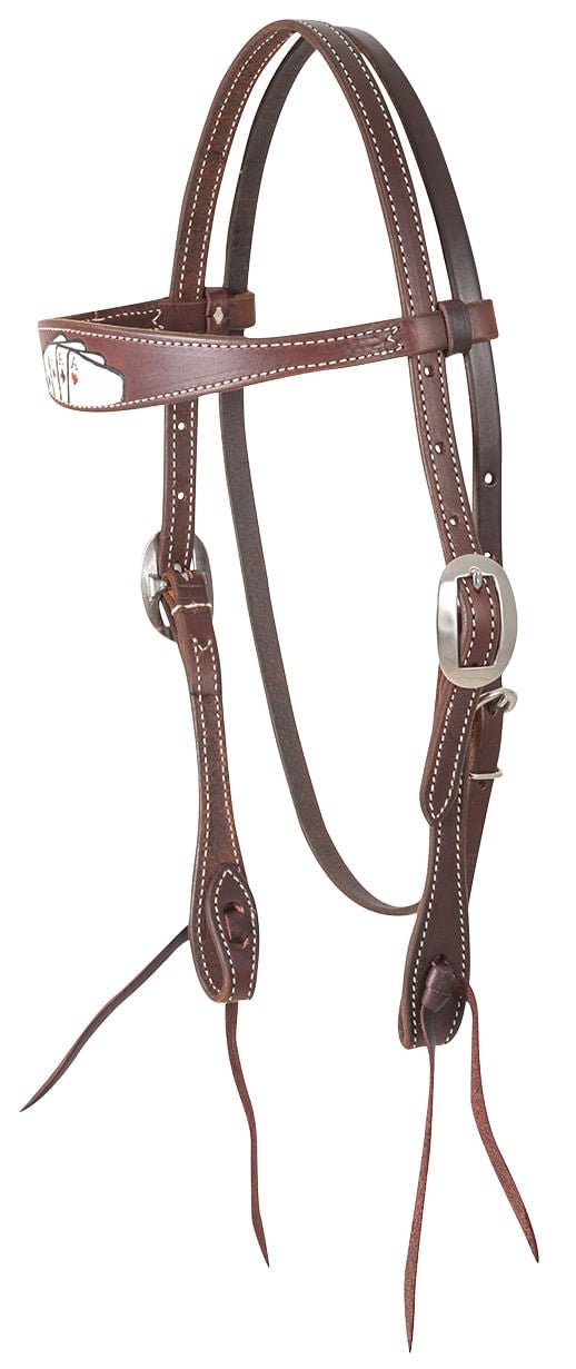 Classic Equine Tombstone Browband Headstall
