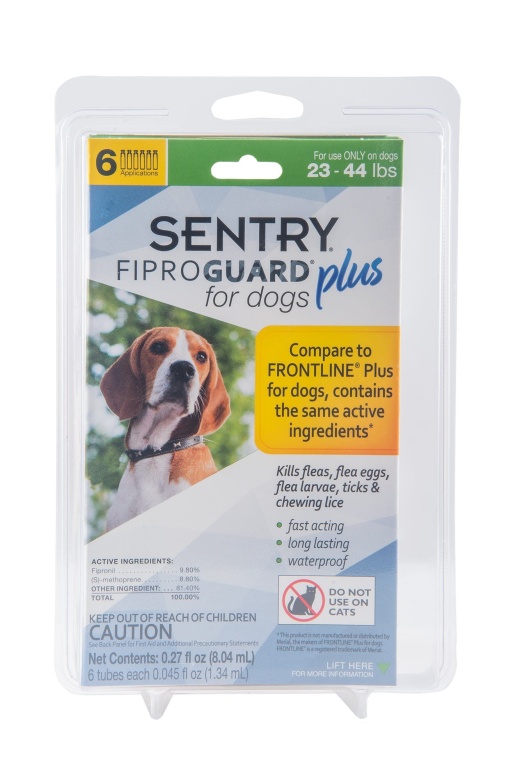 Sentry Fiproguard Plus For Dogs, 6 Pack 23-44 Lbs