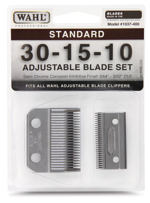Wahl Adjustable (30-15-10) Blade Set for Horse Grooming