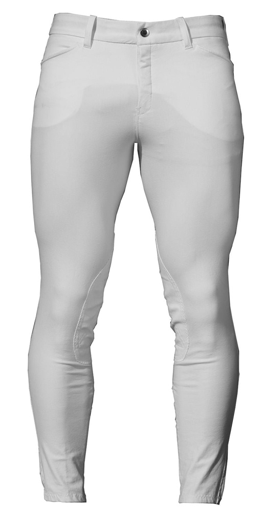 AA Taranto Mens Breeches in White
