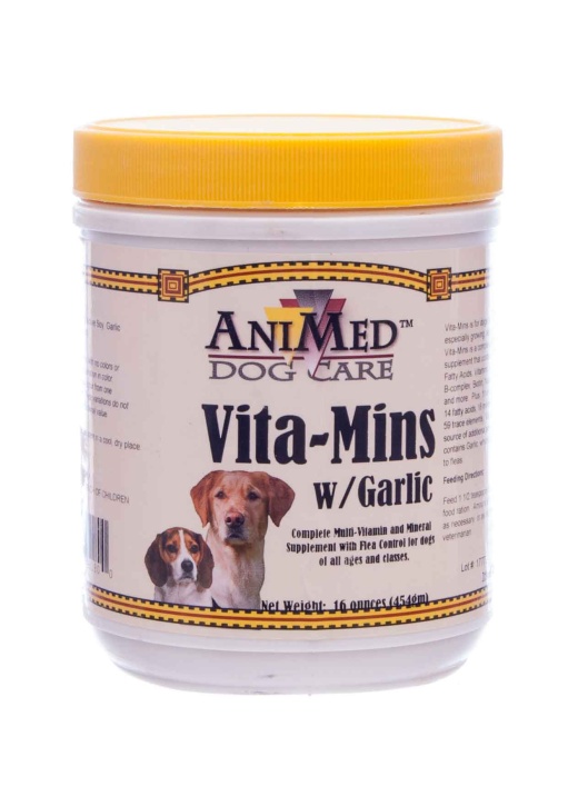 Vitamins With Garlic - Premium Multi-Vitamin & Mineral Supplement for Dogs