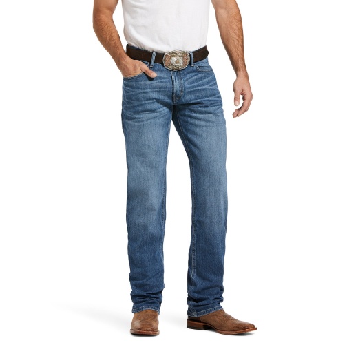 Ariat Men's M2 Relaxed Stretch Legacy Boot Cut Jean Brandon Blue / 32X30