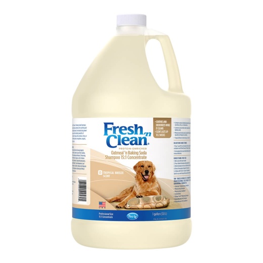 Fresh 'N Clean Oatmeal 'N Baking Soda Protein-Enriched Dog Shampoo, 15:1 Concentrate - 1 Gallon