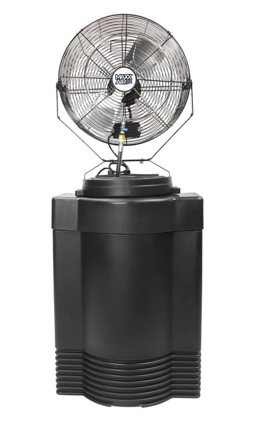Cool Draft 18" High-Pressure Misting Fan with 40 Gallon Cooler