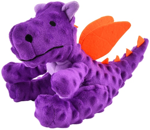 Ruffin' It Tuff Plush Dragon - A Durable Plush Toy for Dogs