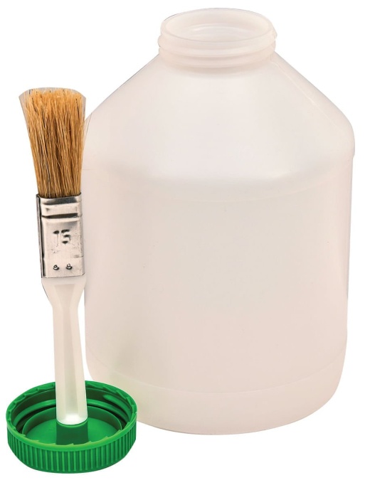 Hoof Oil Jar With Brush - RJ Matthews