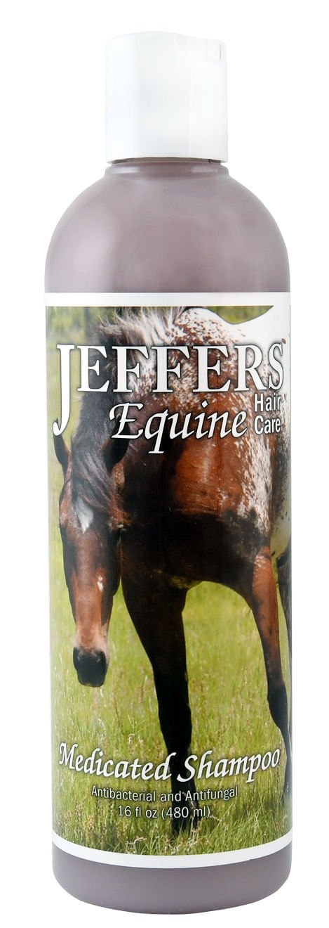 Jeffers Medicated Shampoo for Horses - Antibacterial & Antifungal Treatment