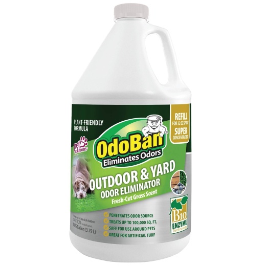 OdoBan Outdoor & Yard Odor Eliminator, Super Concentrate Refill, 1 Gallon - Fresh-Cut Grass