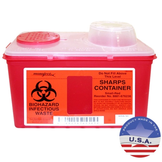 Sharps Biohazard Container | Safe Disposal Solution