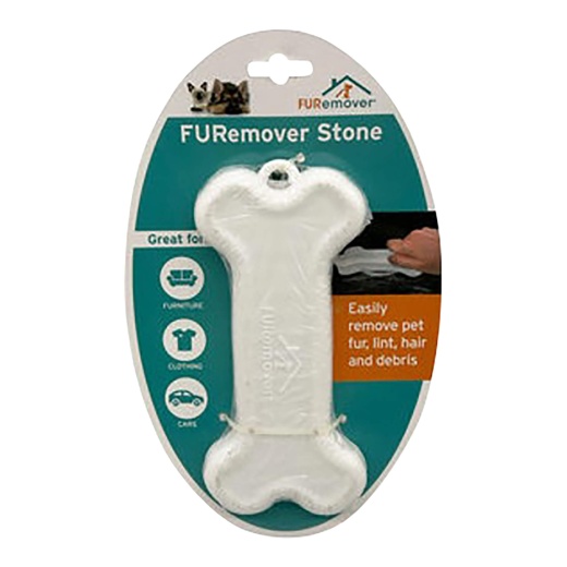 White Pumice Stone Pet Hair Cleaner - White