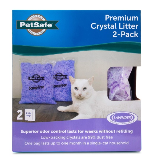 PetSafe Deluxe Crystal Litter Box System & Accessories