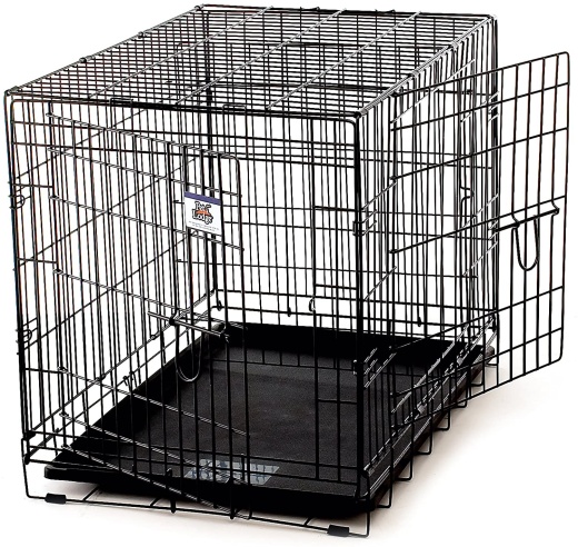 Double Door Wire Dog Crate - Pet Lodge