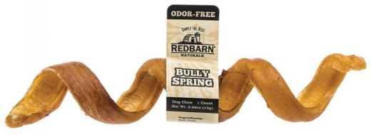 Odor-Free Bully Springs, 6" - Natural and Healthy Dog Chews for a Happy Pet