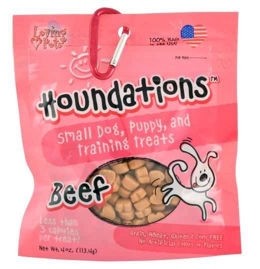 Houndations Small Dog Training Treats, 4 Oz - 100% Natural Bite-Size Chews