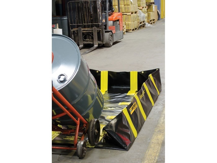 4' X 8' X 12", 235 Gallon Spill Capacity, Spill Containment Berm With