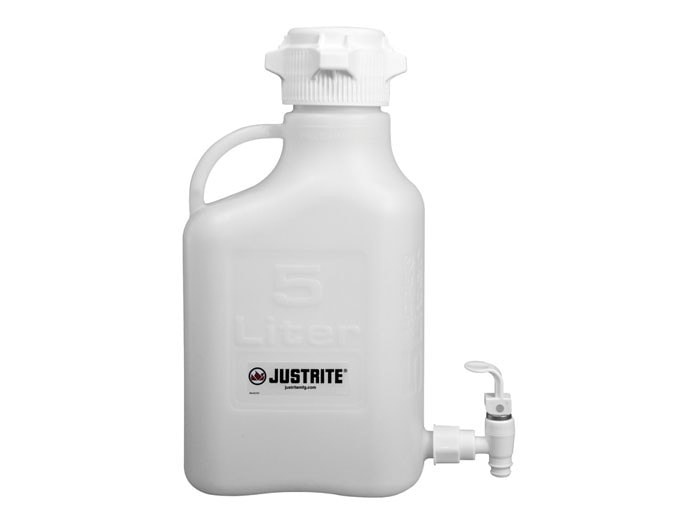 5 Liter Polypropylene Carboy With Spigot, 83Mm Cap