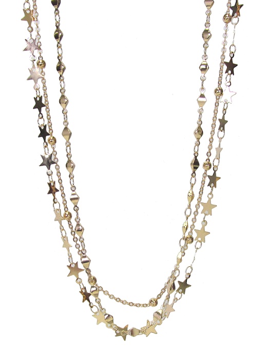 Wholesale Multi Layer Star Link Necklace