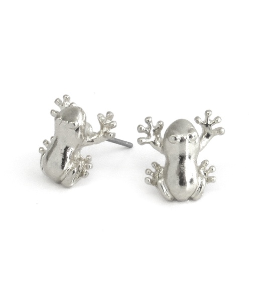 Metal Frog Earring