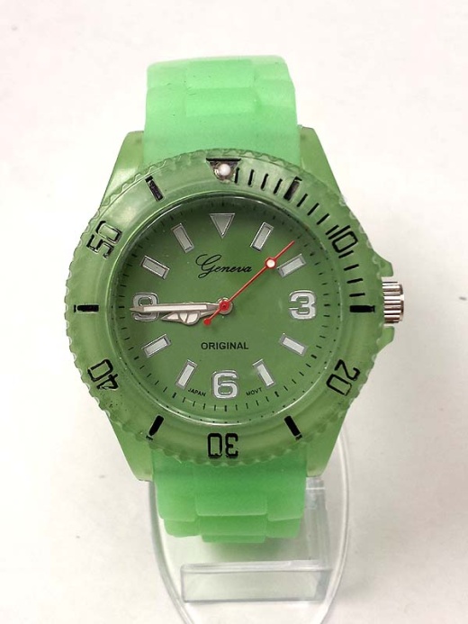 Glow In Dark Silicon Jelly Band Watch