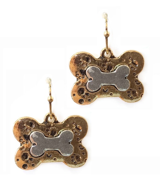 Pet Lovers Theme Bone Earring