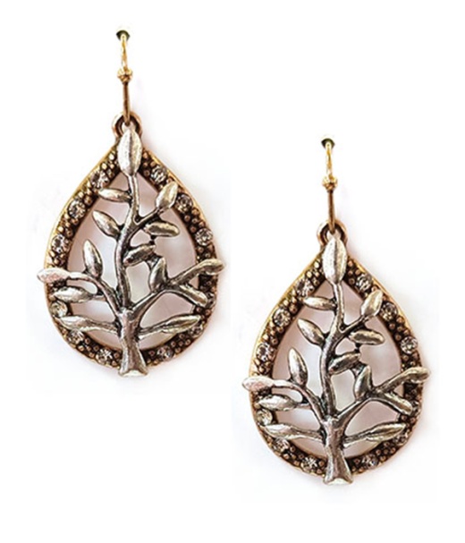 Wholesale Tree Of Life Teardrop Earring - High-Quality Fashion Jewelry
