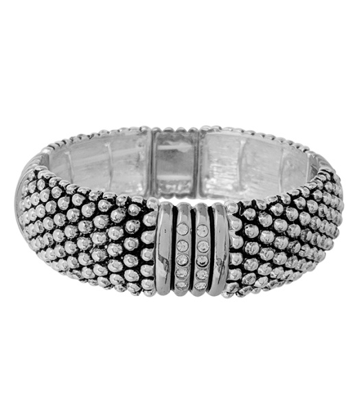 Designer Textured Stretch Bracelet