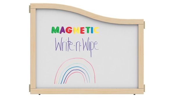 Kydz Suite® Cascade Panel - E To T-Height - 36" Wide - Magnetic Write-N-Wipe
