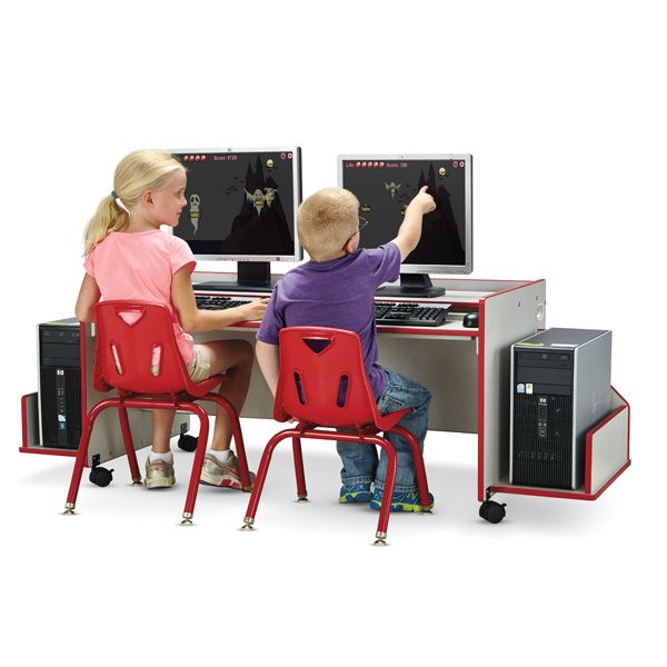 Rainbow Accents® Discovery Cpu Booth - Black
