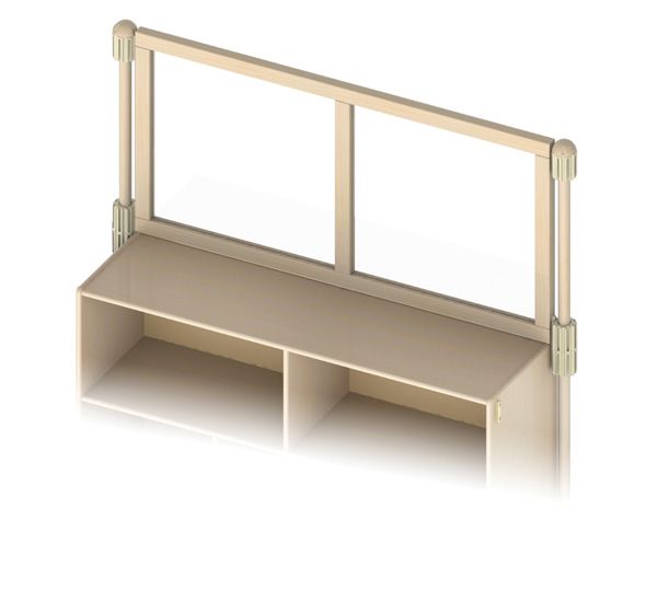 Kydz Suite® Upper Deck Divider - See-Thru