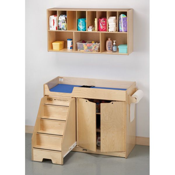 Jonti-Craft® Changing Table - With Stairs Combo - Right
