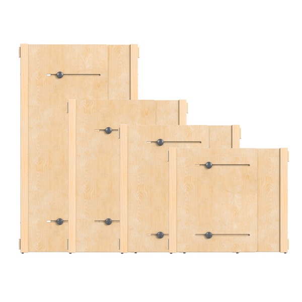 Kydz Suite® Accordion Panel - T-Height - 24" To 36" Wide - Plywood