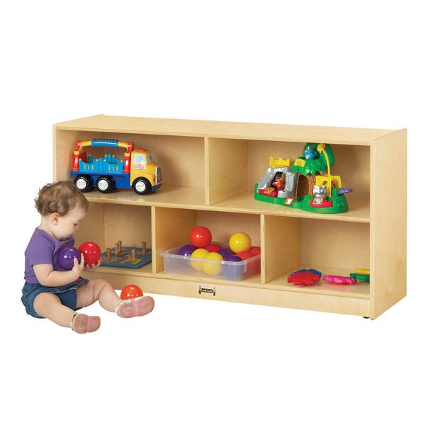Jonti-Craft® Toddler Single Mobile Storage Unit - 18" Deep