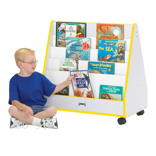 Rainbow Accents® Pick-A-Book Stand - Mobile - Red
