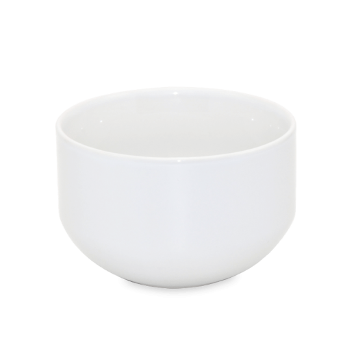White Matte 3.9x 3.9 Square Ceramic Coaster with Cork Back