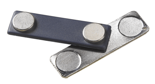 J77 1/2" X 1-3/4" Blue Magnetic Badge Finding