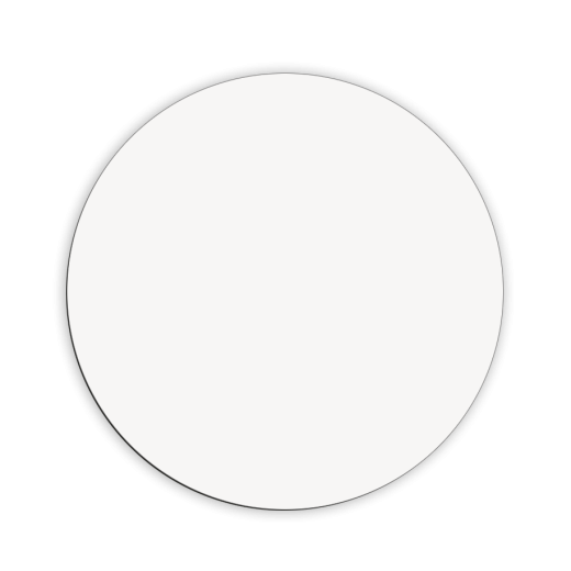 Unisub White Sublimation Hardboard 12" Rounds