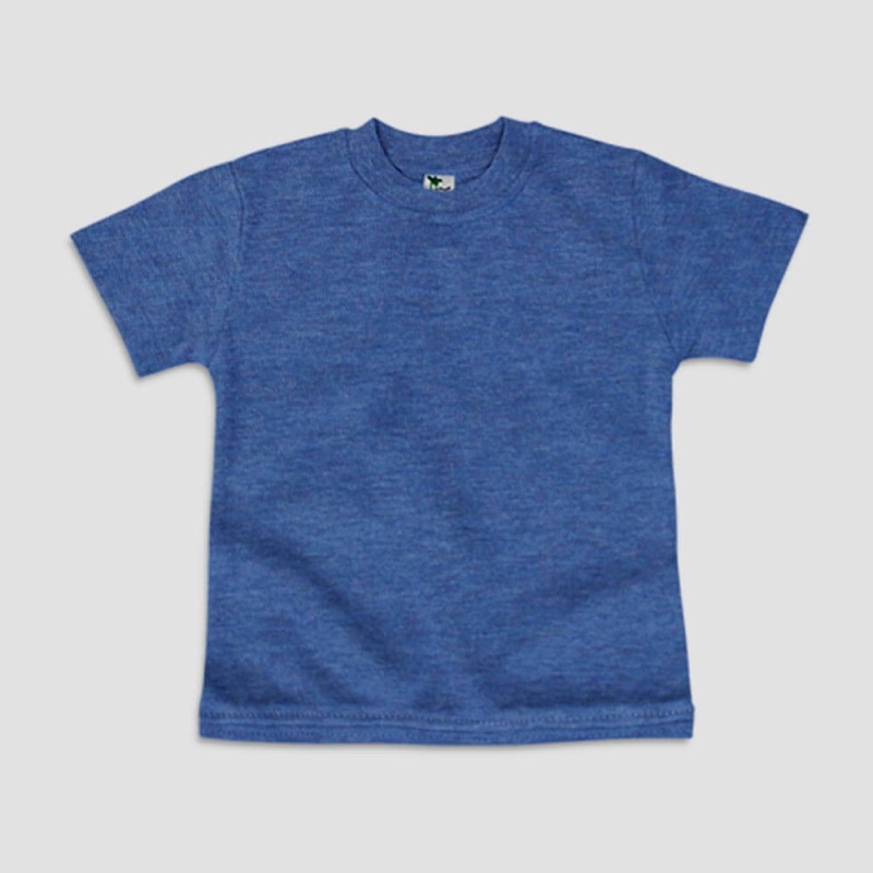 Designer Toddler Crew Neck T-Shirts – 65% Polyester 35% Cotton Blend