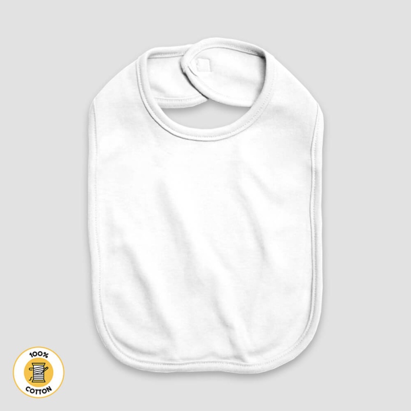 Baby Bibs With Velcro Closure 2 Ply Premium 100 Cotton