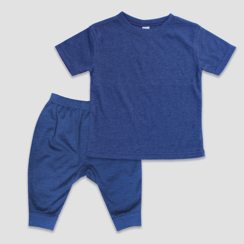 Luxe Baby Jogger Pants And Short Sleeve T-Shirt Sets