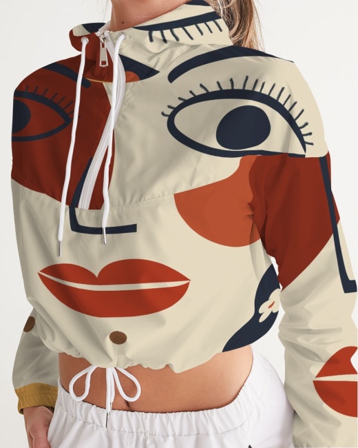 Women's Cropped Windbreaker My Lady