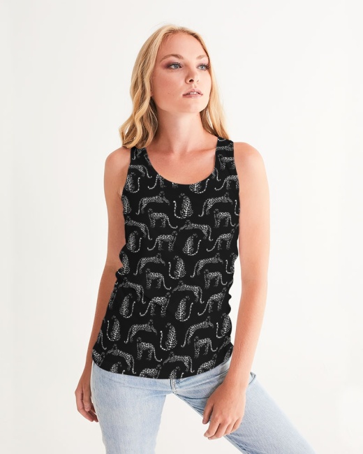 Women's Tank Cheetah Silhouette