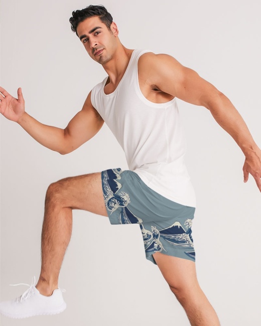 Men's Jogger Shorts Waves